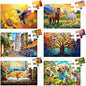 6 Packs 16 Large Piece Puzzle for Seniors, Alzheimer's & Dementia Activities, Easy Puzzle, 6 Storage Bags