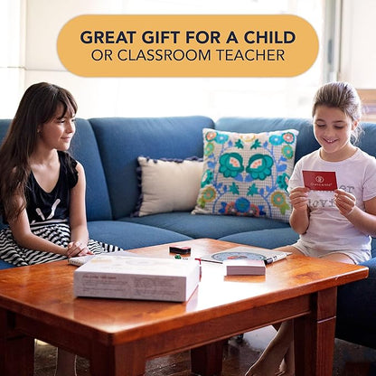 OWLCONIC Learning Time Game - 128 Piece Teaching Aid to Help Kids Learn Analog and Digital Time - Educational Resource Toy for Children - Kindergarten Homeschool Supplies