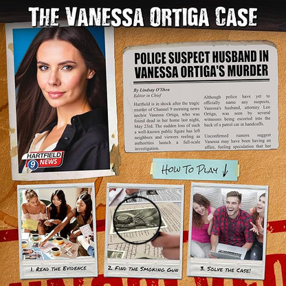 Unsolved Case Files | Ortiga, Vanessa - Cold Case Murder Mystery Game - Can You Solve The Crime?