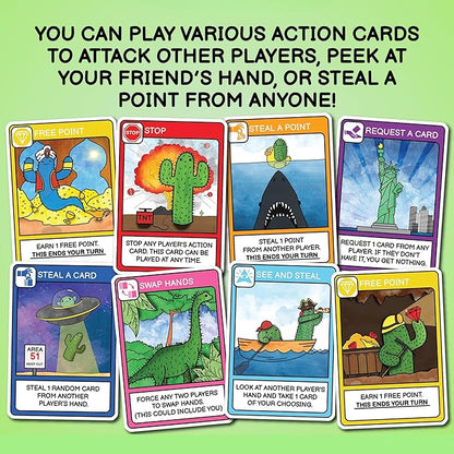 What's The Point? The Cactus Card Game - A Fun and Strategic Game for Families, Perfect for Family Play Night, Easy to Learn, Portable for Travel, and Ideal for Players of All Ages