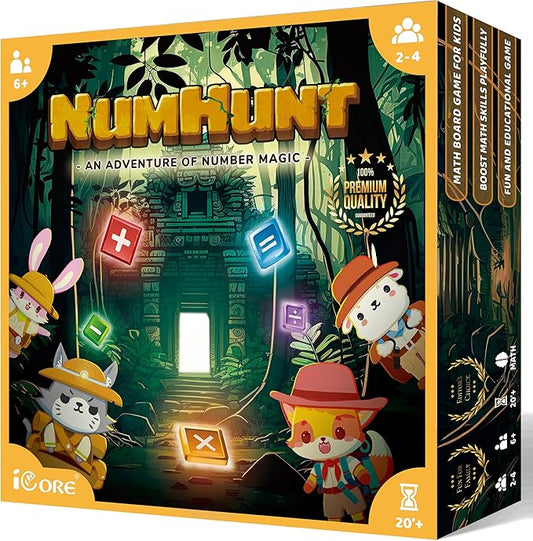 iCore Math Games for Kids, Adults Stress Relief ADHD Math Toys, Smart Learning, Multiplication, Division, Addition, and Subtraction.