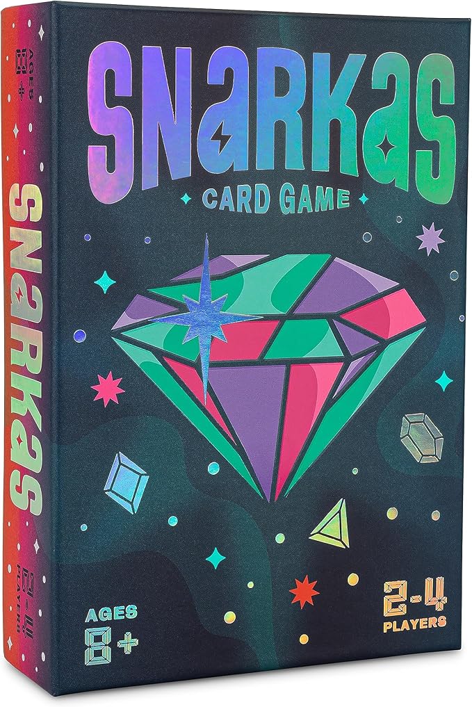 Hootenanny Games Snarkas Card Game | Gem-Collecting Adding & Matching Game | Perfect for Family Games | 2-4 Players, Ages 8+