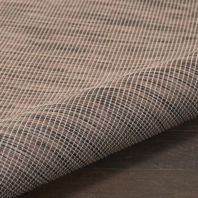 Nourison Home Positano 8' Runner Natural Fabric Modern Area Rug (8' Runner)