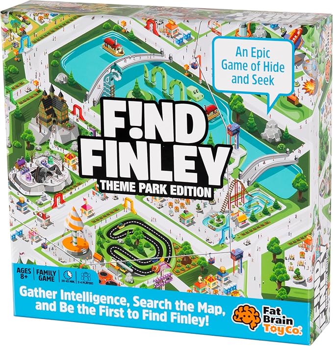Fat Brain Toys Find Finley - New Deduction Game for Ages 8 to 12