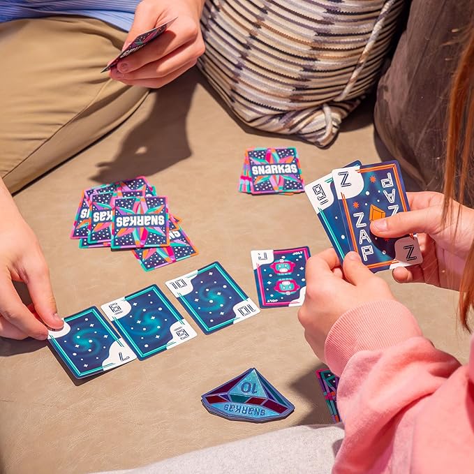 Hootenanny Games Snarkas Card Game | Gem-Collecting Adding & Matching Game | Perfect for Family Games | 2-4 Players, Ages 8+