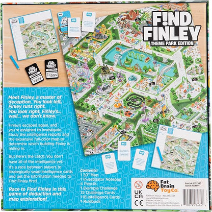Fat Brain Toys Find Finley - New Deduction Game for Ages 8 to 12