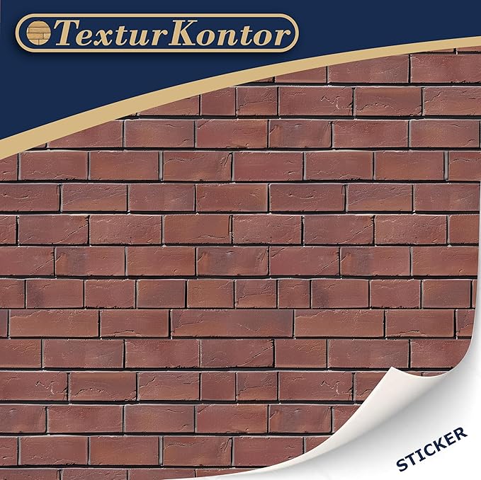 3 Sheets Self-Adhesive Wall Cladding for Dollhouse 1:12 Scale (Townhouse Style)