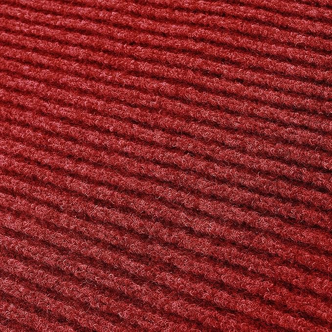 Profile Rubber Door Mat, 72x48inch, Heavy Duty, Entrance Doormat, Indoor and Outdoor, Waterproof, Easy Clean Shoe Scraper, Home Rug Welcome Mats for Entryway, Patio, Porch(Red)