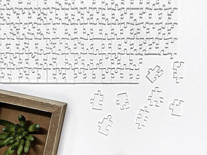 The Clearly Impossible Puzzle 100, 200, 500, 1000 Pieces Hard Puzzle for Adults Cool Difficult Puzzles Clear Hardest Puzzle - Difficult Funny Puzzle for Adults (1000 Piece)