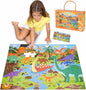 BONNYCO Giant Floor Puzzles for Kids of Dinosaurs with 48 Large Pieces. Jumbo Puzzle 36.2 x 24.4 in, Gifts for Boys and Girls, Educational Kids Toys Ages 2-8
