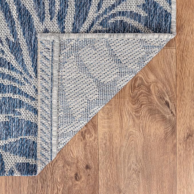 Keen Home Design Terrace Outdoor Area Rug - 6x9 Washable Indoor/Outdoor Rug for Patio, Kitchen, Balcony, Beach, Garden, Deck and Porch, Size: 6'x8'10"