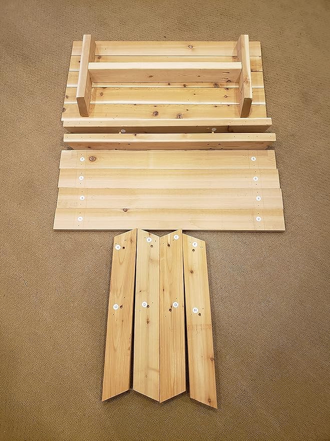 "Generic" Kids Picnic Table Made from Cedar Lumber (Redwood)