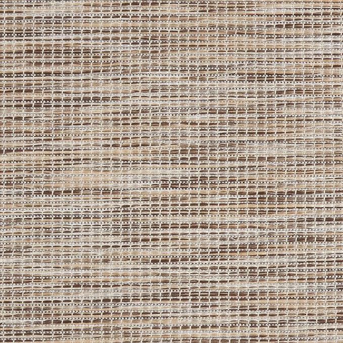 Nourison Home Positano 6' x 9' Beige Fabric Modern Indoor/Outdoor Area Rug