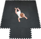 meiqicool Foam Play Mat Thick Soft EVA Interlocking Foam Floor Mats Children Yoga Exercise Multi Jigsaw Puzzle Blocking Board Kids Playmats Play Black 18 Piece D
