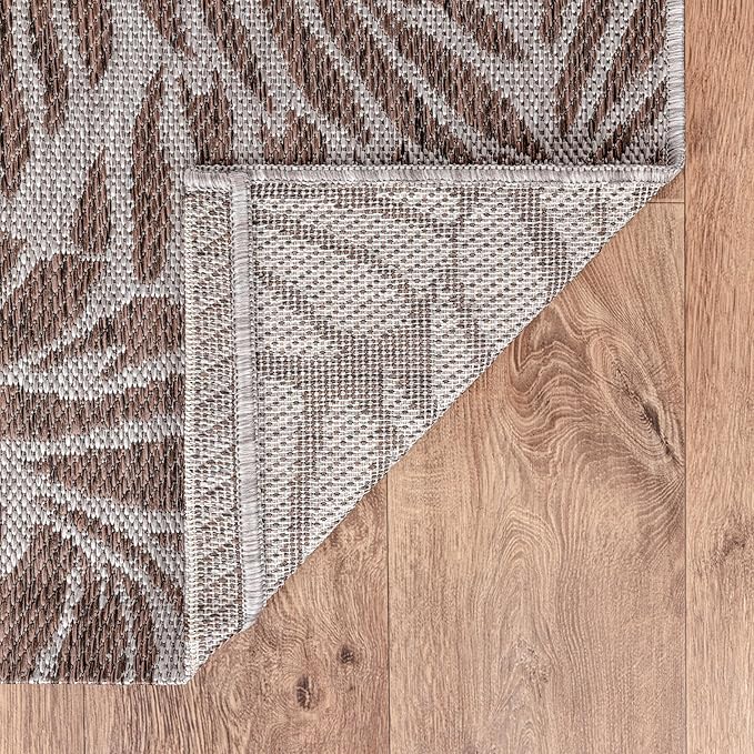 Keen Home Design Terrace Outdoor Area Rug - 6x9 Washable Indoor/Outdoor Rug for Patio, Kitchen, Balcony, Beach, Garden, Deck and Porch, Size: 6'x8'10"