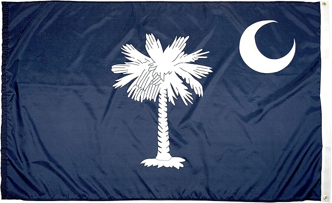 FlagSource South Carolina Nylon State Flag, Made in the USA, 3x5'