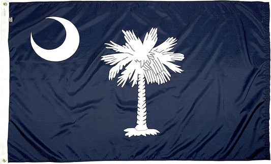FlagSource South Carolina Nylon State Flag, Made in the USA, 3x5'