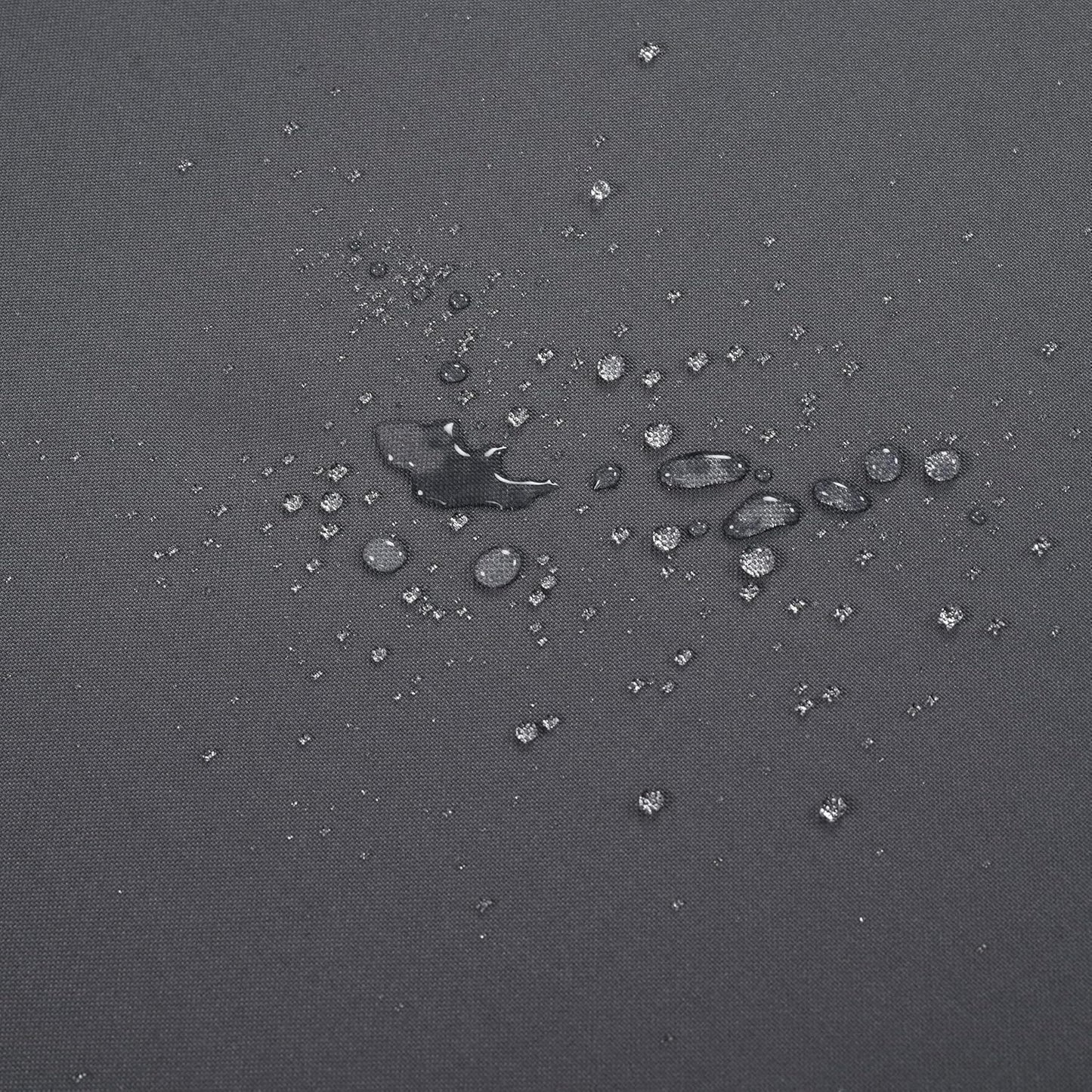 Christopher Knight Home Claremont Outdoor 3 Seater Acacia Wood Daybed with Fabric Water Resistant and Removable Cushions, Patio Garden Sofa with Slat Paneling Armrest and Back, Teak and Dark Grey