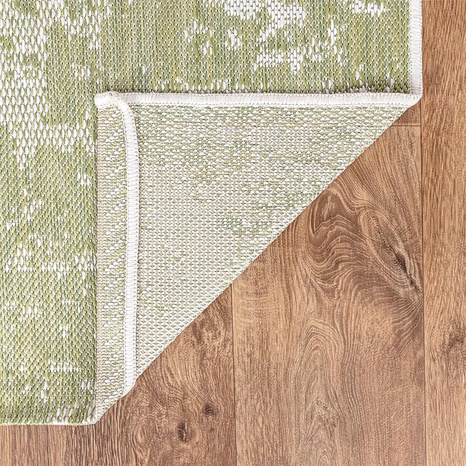 Keen Home Design Terrace Outdoor Runner Rug - 2x12 Washable Indoor/Outdoor Rug for Patio, Kitchen, Balcony, Beach, Garden, Deck and Porch, Size: 2'2"x11'10"