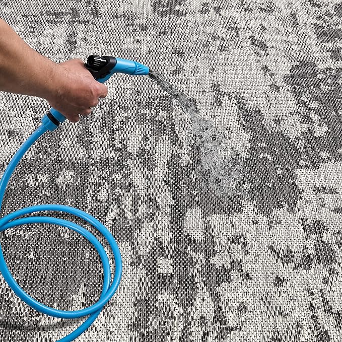 Keen Home Design Terrace Outdoor Runner Rug - 2x6 Washable Indoor/Outdoor Rug for Patio, Kitchen, Balcony, Beach, Garden, Deck and Porch, Size: 2'2"x5'7"