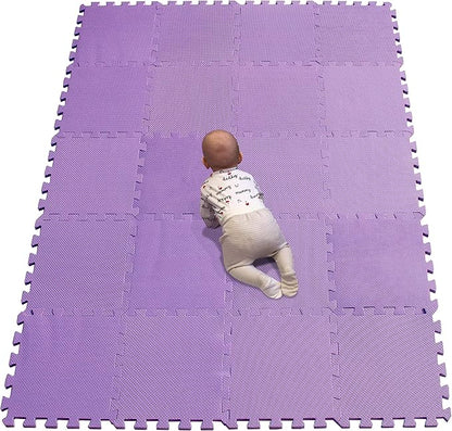 YIMINYUER® 20 Tiles (30cm×30cm×1cm Each Tile) Baby Soft Puzzle Play Mats, Kids Thick EVA Foam Floor, Toddlers & Children's Soft Interlocking Mat R11G301020