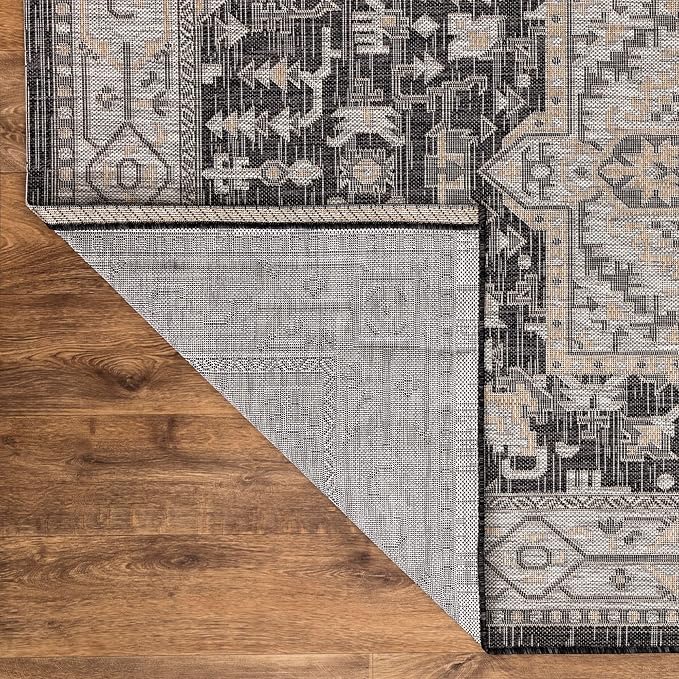 Keen Home Design Terrace Outdoor Area Rug - 8x10 Washable Indoor/Outdoor Rug for Patio, Kitchen, Balcony, Beach, Garden, Deck and Porch, Size: 7'7"x10'